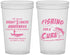 Custom Awareness 22 oz Translucent Cups - Fishing For A Cure | 230018