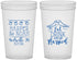 Custom Wedding 22 oz Translucent Cups - Eat Drink Be Married | 235