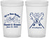 Custom Wedding 22 oz Translucent Cups - Been Hooked Fishing | 238