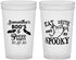 Custom Halloween 22 oz Translucent Cups - Ghost Spooky Boo | 250007