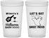 Custom Halloween 22 oz Translucent Cups - Ghost Sheet Faced | 250009