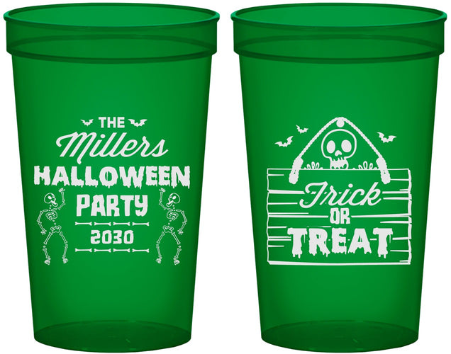 Custom Halloween 22 oz Translucent Cups - Trick Or Treat | 250010