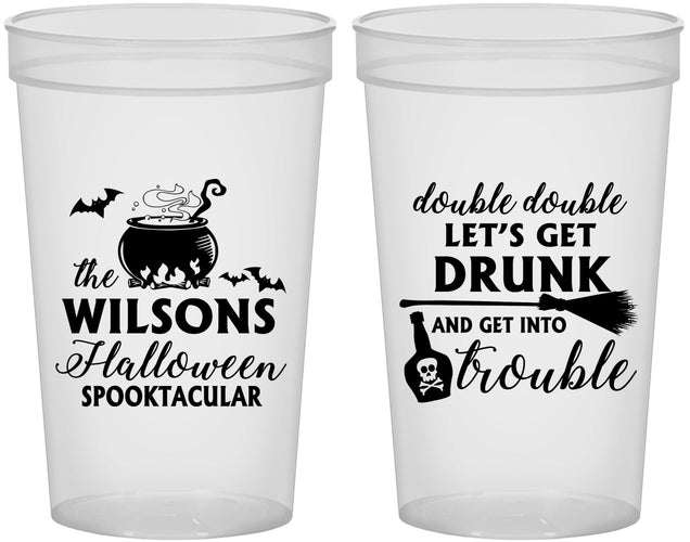 Custom Halloween 22 oz Translucent Cups - Witch | 250011