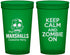 Custom Halloween 22 oz Translucent Cups - Zombie | 250018