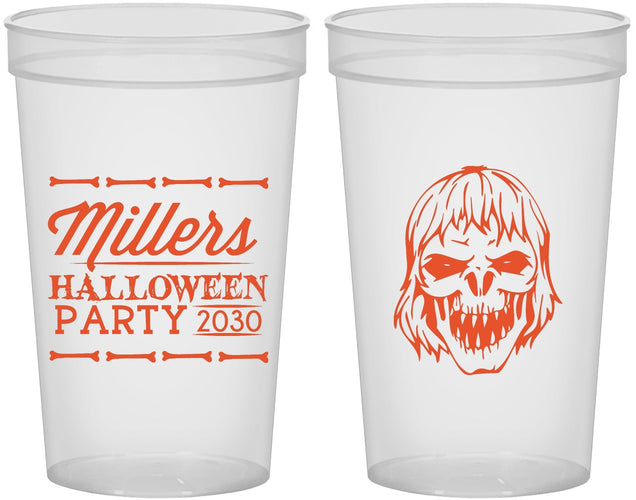 Custom Halloween 22 oz Translucent Cups - Monster Zombie | 250024