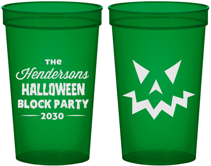 Custom Halloween 22 oz Translucent Cups - Pumpkin | 250034
