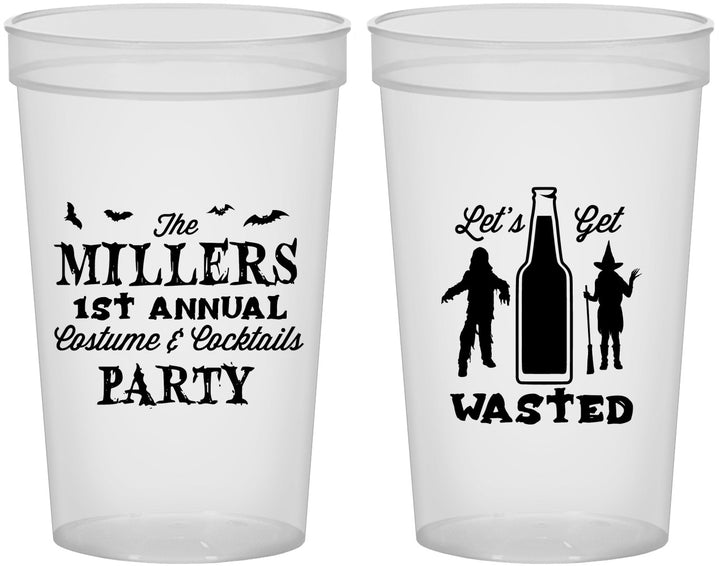 Custom Halloween 22 oz Translucent Cups - Werewolf Witch | 250039