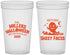 Custom Halloween 22 oz Translucent Cups - Ghost Sheet Faced | 250040