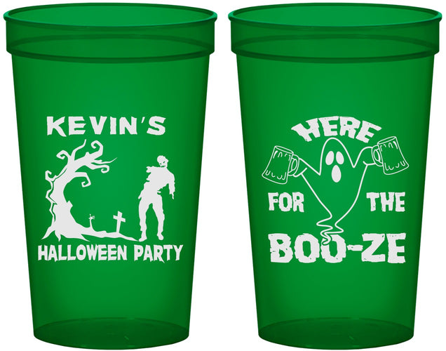 Custom Halloween 22 oz Translucent Cups - Ghost | 250046