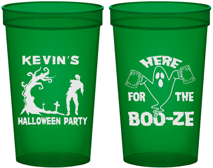 Custom Halloween 22 oz Translucent Cups - Ghost | 250046