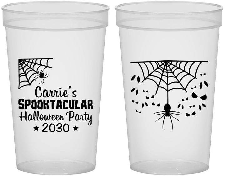 Custom Halloween 22 oz Translucent Cups - Spooktacular | 250049