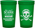 Custom Halloween 22 oz Translucent Cups - Sugar Skull | 250050