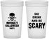 Custom Halloween 22 oz Translucent Cups - Eat Drink Be Scary | 250059