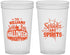 Custom Halloween 22 oz Translucent Cups - Spooks Spirits | 250072
