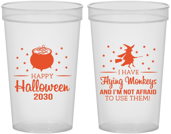 Custom Halloween 22 oz Translucent Cups - Witch | 250084