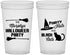 Custom Halloween 22 oz Translucent Cups - Black Cats | 250087