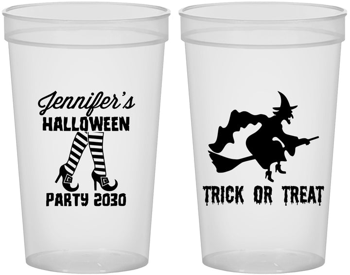 Custom Halloween 22 oz Translucent Cups - Trick Or Treat | 250089