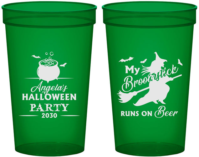Custom Halloween 22 oz Translucent Cups - Witch | 250090