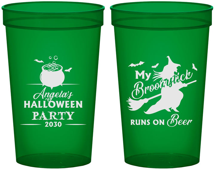 Custom Halloween 22 oz Translucent Cups - Witch | 250090