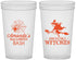 Custom Halloween 22 oz Translucent Cups - Witches | 250092