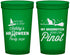 Custom Halloween 22 oz Translucent Cups - Witch Broomstick | 250098