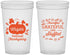 Custom Thanksgiving 22 oz Translucent Cups - Grateful And Stuffed | 260000