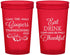 Custom Thanksgiving 22 oz Translucent Cups - Eat Drink Thankful | 260009