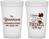 Custom Thanksgiving 22 oz Translucent Cups - Football Turkey | 260014