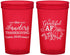 Custom Thanksgiving 22 oz Translucent Cups - Grateful Af | 260017