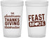 Custom Thanksgiving 22 oz Translucent Cups - Feast Mode | 260019