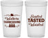 Custom Thanksgiving 22 oz Translucent Cups - Basted Tasted Waisted | 260027