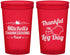 Custom Thanksgiving 22 oz Translucent Cups - Leg Day | 260033