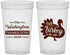 Custom Thanksgiving 22 oz Translucent Cups - Talk Turkey To Me | 260046