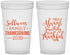 Custom Thanksgiving 22 oz Translucent Cups - Thankful | 260048