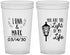 Custom Wedding 22 oz Translucent Cups - You Are The Light Of My Life | 261
