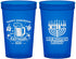 Custom Hanukkah 22 oz Translucent Cups - Menorah | 270028