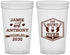 Custom Wedding 22 oz Translucent Cups - The Hunt Is Over | 272