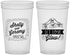 Custom Wedding 22 oz Translucent Cups - Let Love Glow | 273