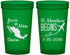 Custom Wedding 22 oz Translucent Cups - The Adventure Begins | 275