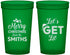 Custom Christmas 22 oz Translucent Cups - Lets Get Lit | 280001
