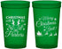 Custom Christmas 22 oz Translucent Cups - Reindeer | 280005