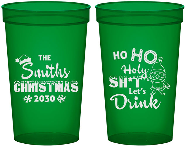 Custom Christmas 22 oz Translucent Cups - Elf | 280009