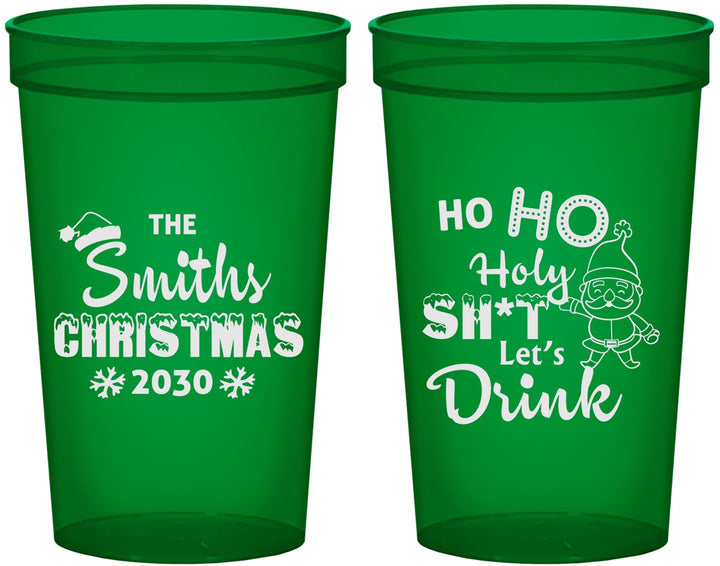 Custom Christmas 22 oz Translucent Cups - Elf | 280009