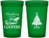 Custom Christmas 22 oz Translucent Cups - Naughty Af | 280025