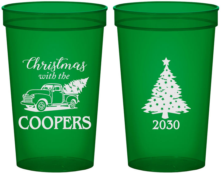 Custom Christmas 22 oz Translucent Cups - Naughty Af | 280025