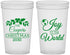 Custom Christmas 22 oz Translucent Cups - Joy To The World | 280035
