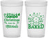 Custom Christmas 22 oz Translucent Cups - Lets Get Baked | 280039