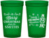 Custom Christmas 22 oz Translucent Cups - Snowflakes | 280053
