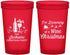 Custom Christmas 22 oz Translucent Cups - Bah Hum Bug | 280056