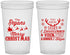 Custom Christmas 22 oz Translucent Cups - Reindeer | 280062
